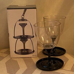 Stack N' Go Vino Portable Plastic Wine Glasses NIB